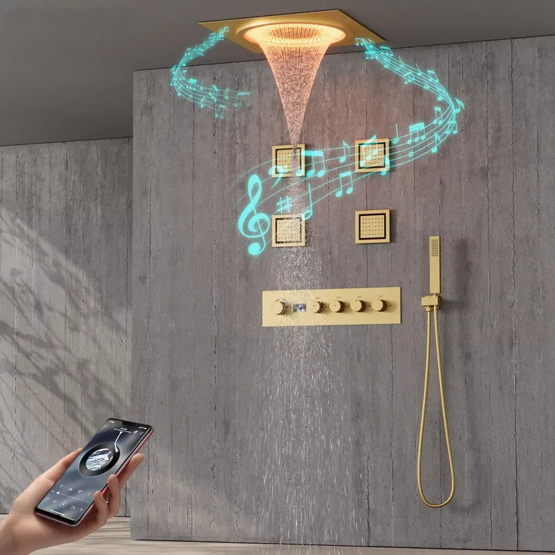 Home In Bathroom - Smart LED Shower Set Bathroom Music