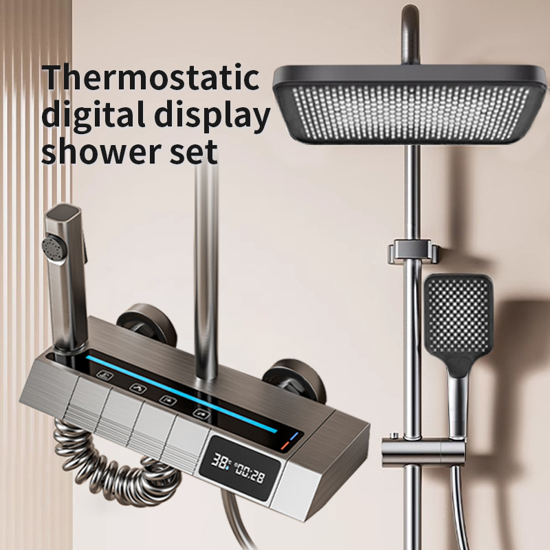 Home In Bathroom - Constant temperature digital piano shower head