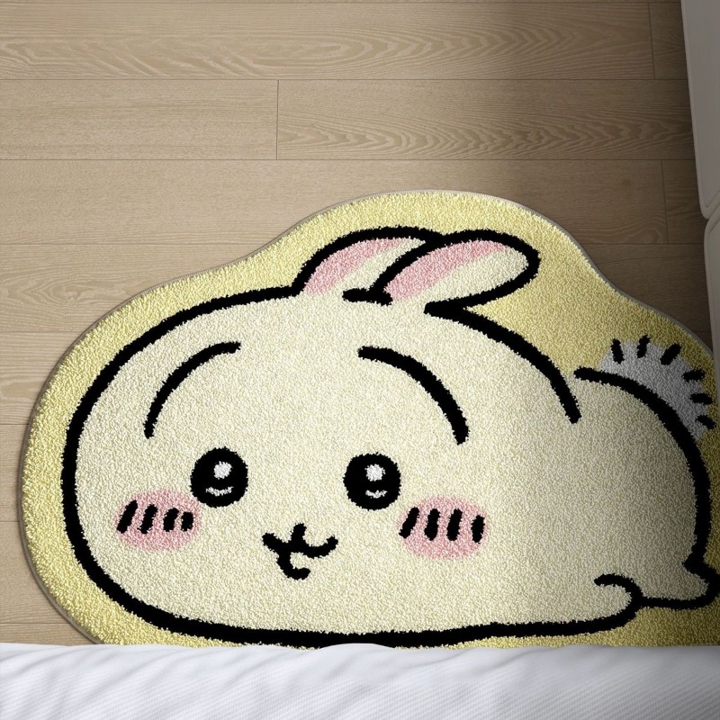 Home Bathroom Supplies - Chiikawa Cartoon Rug Anime Hachiware Usagi