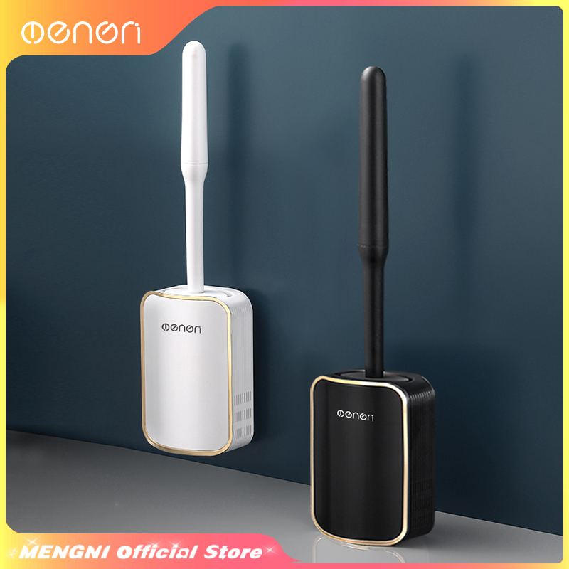 Home Bathroom Cleaning Kit - MENGNI-Luxury Toilet Brush Bathroom Wall-mount Quick