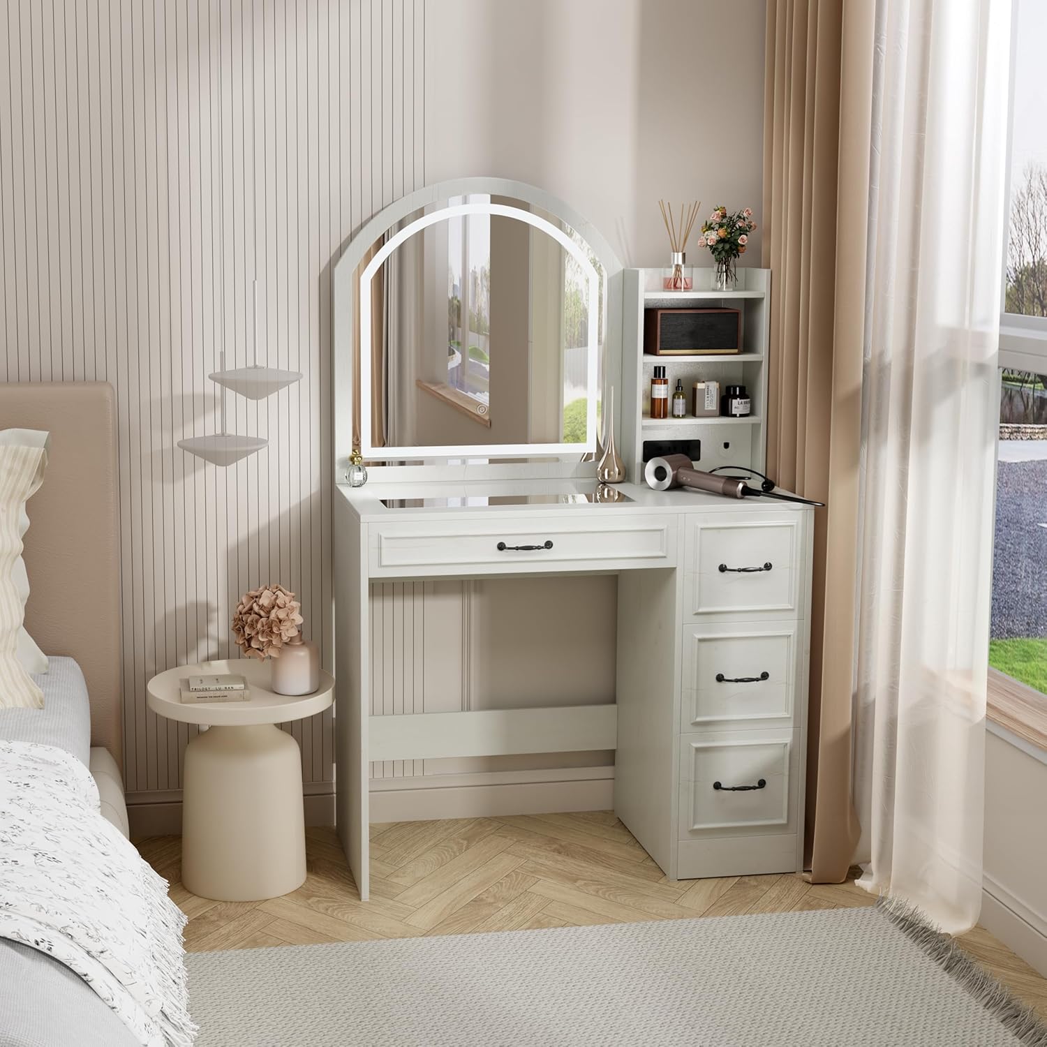 Modern Vanity Desk with Lighte - огляд і ціна Home Outlet Bathroom Vanity