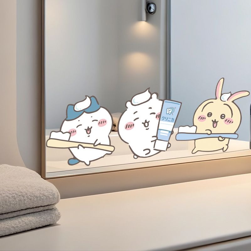 Hot Chiikawa Mirror Stickers S - огляд і ціна Home Goods Bathroom Decor