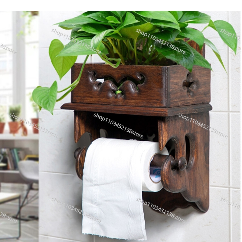 Wooden Paper Towel Holder Toil - огляд і ціна Home Bathroom Paper Towel Holder