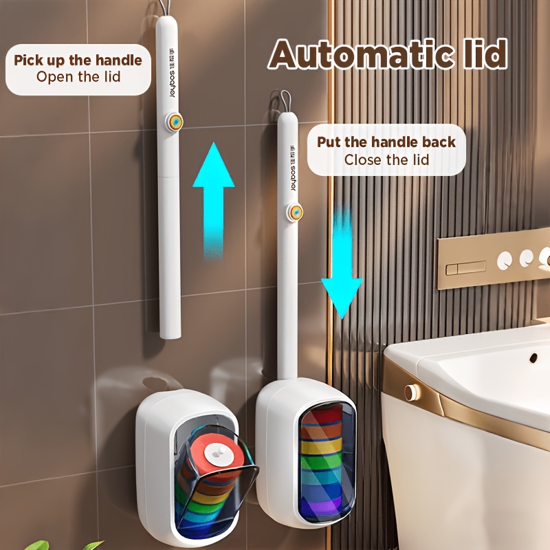 Joybos Wall-Mounted Toilet Bru - огляд і ціна Home Bathroom Cleaning Kit
