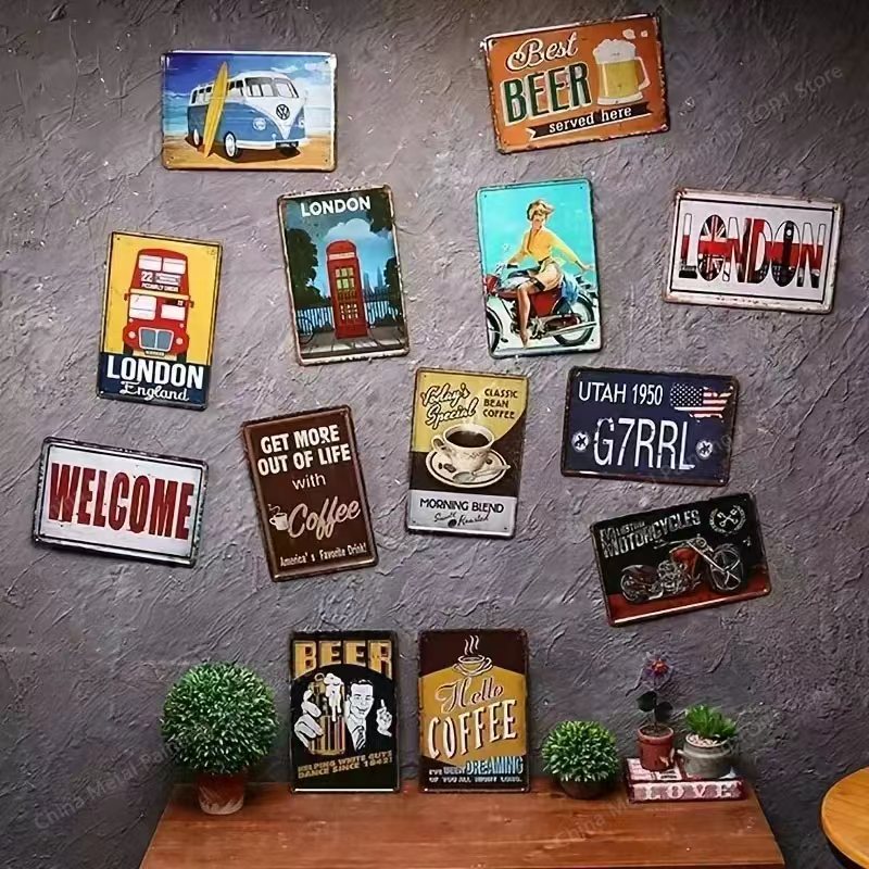 Metal Wall Art Poster - Stylis - огляд і ціна Home Bathroom Wall Art