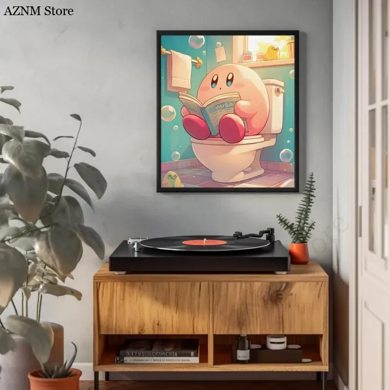 Funny Bathroom Cartoon Video G - огляд і ціна Home Bathroom Wall Art