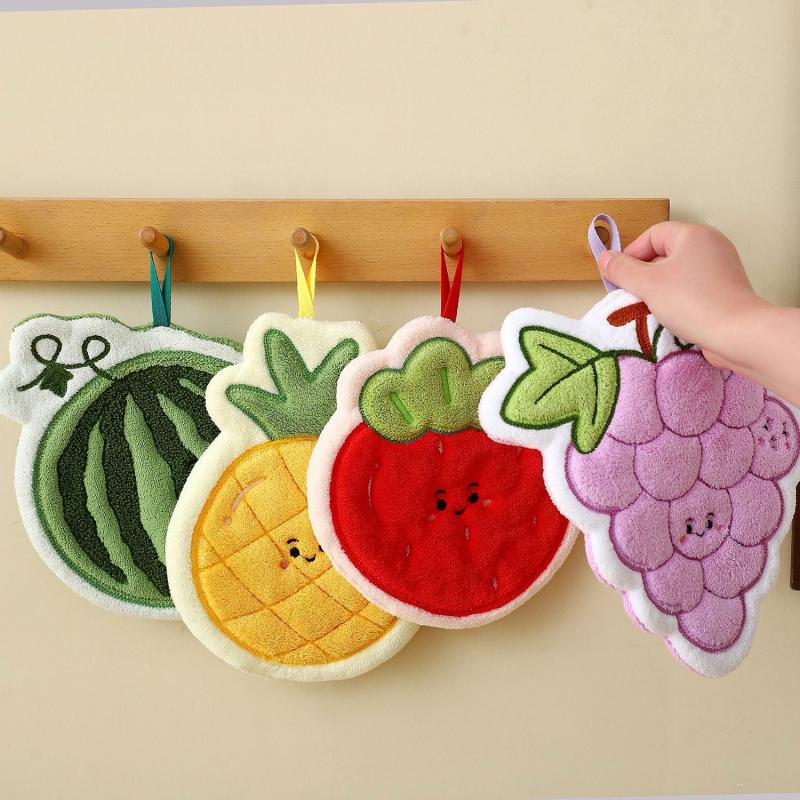 Fruit Hand Towel Kitchen Absor - огляд і ціна Home Bathroom Supplies