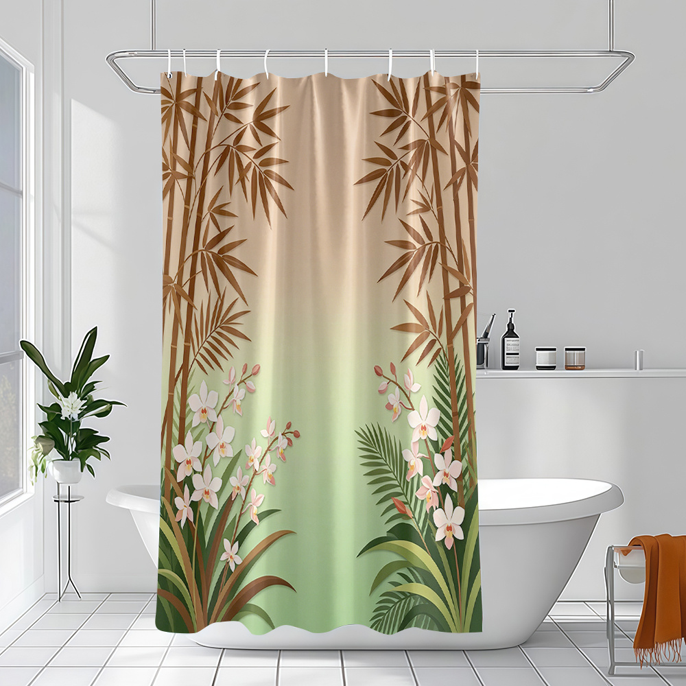 Waterproof Botanical Tropical  - огляд і ціна Home Bathroom Design Ideas