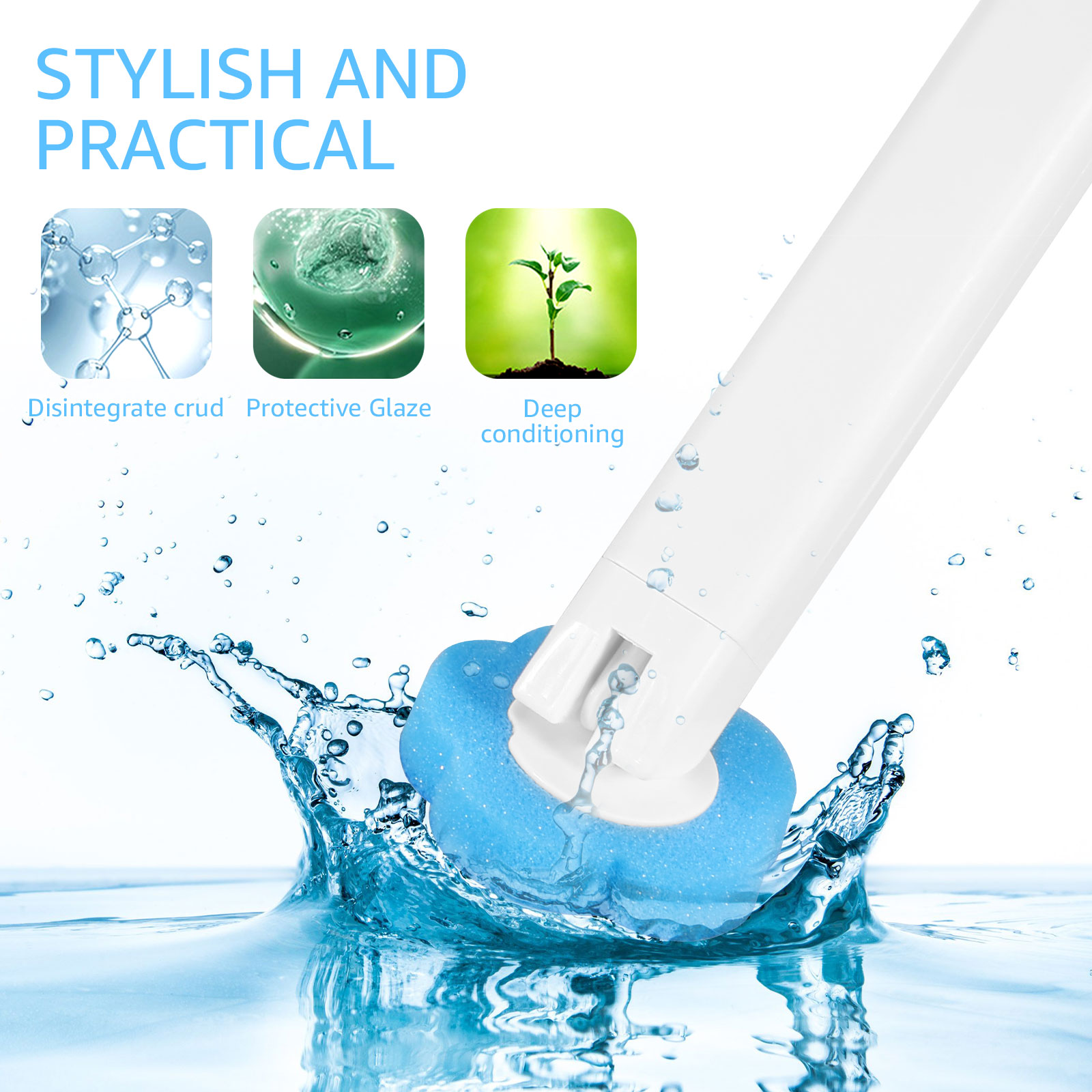 Toilet Brush and Holder Set wi - огляд і ціна Home Bathroom Cleaning Kit
