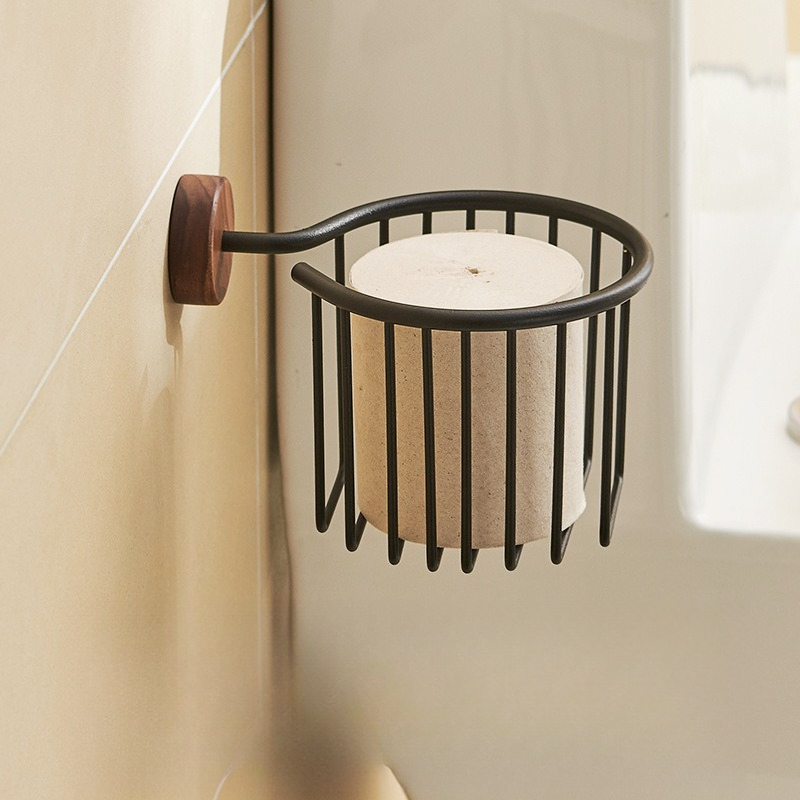 Solid Wood Tissue Holder Witho - огляд і ціна Home Bathroom Paper Towel Holder