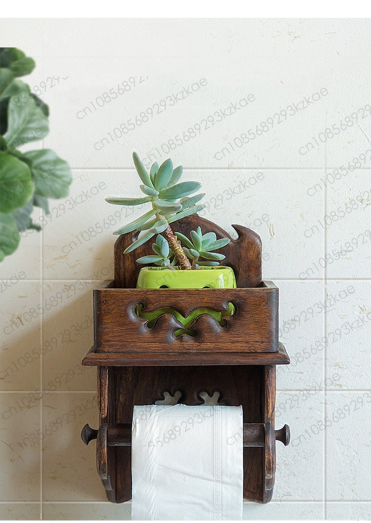 Wooden Paper Towel Holder Toil - огляд і ціна Home Bathroom Paper Towel Holder