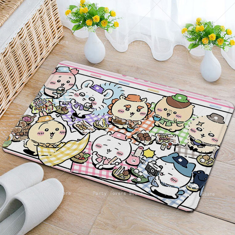 Anime Chiikawas Flannel Carpet - огляд і ціна Home Goods Bathroom Decor