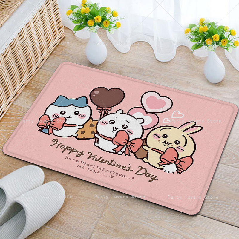 Anime Chiikawas Flannel Carpet - огляд і ціна Home Goods Bathroom Decor