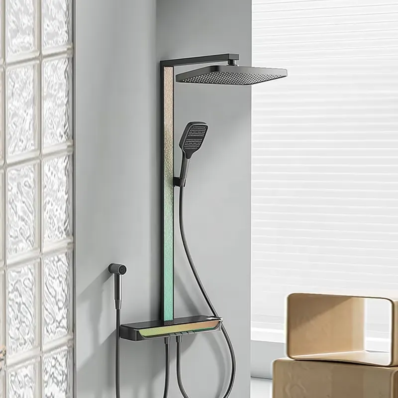 Brass Digital Waterfall Shower - огляд і ціна Home In Bathroom