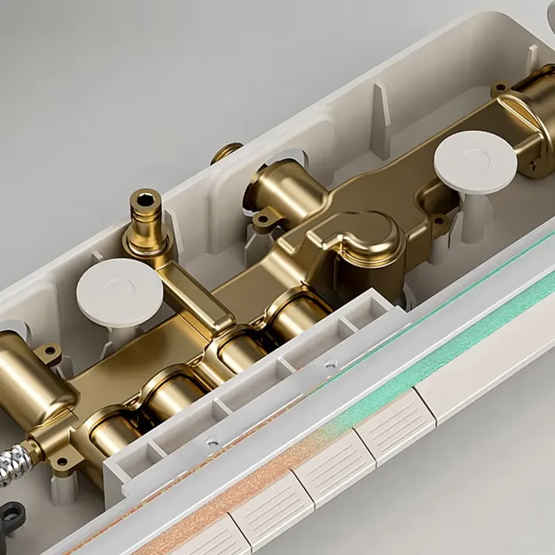 Brass Digital Waterfall Shower - огляд і ціна Home In Bathroom