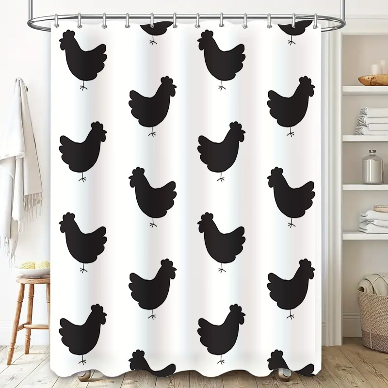 waterproof shower curtain feat - огляд і ціна Home Bathroom Design Ideas