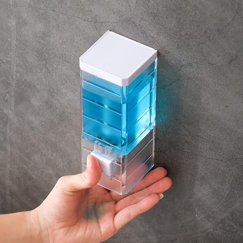 New Home Transparent Wall Moun - огляд і ціна Home Bathroom Wall Soap Dispenser