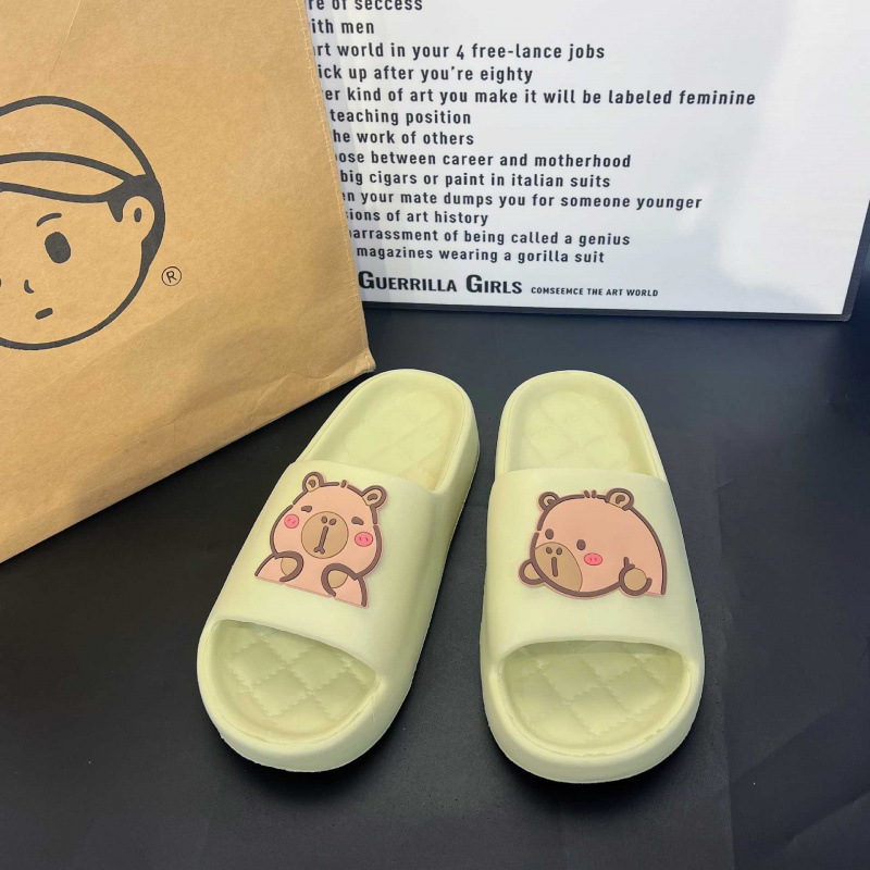 Women Slippers Cute Capybara H - огляд і ціна Your Home Bathroom