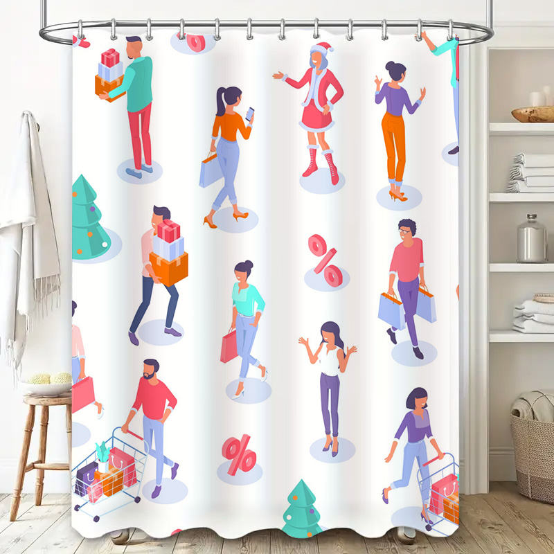 TU Shopping Lovers Shower Curt - огляд і ціна Home Bathroom Design Ideas