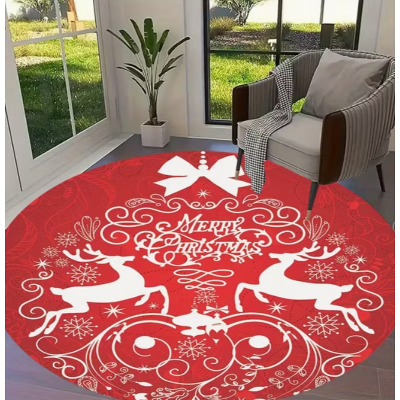 Christmas Themed carpet Santa  - огляд і ціна Home Goods Bathroom Decor