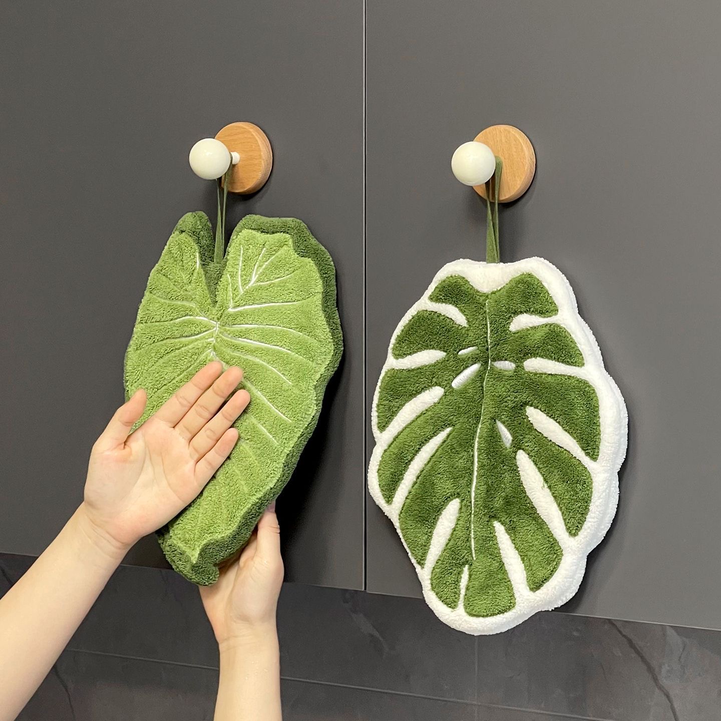 Cute Turtle Back Leaf Hand Tow - огляд і ціна Home Goods Bathroom Decor