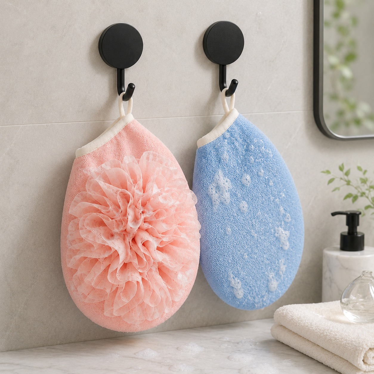 2 Pairs of Bath Gloves + 2 Hoo - огляд і ціна Home Bathroom Cleaning Kit