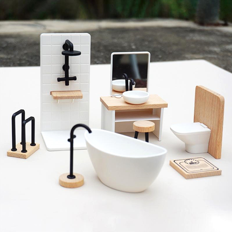 1:6/1:12 Dollhouse Miniature B - огляд і ціна Home Bathroom Supplies