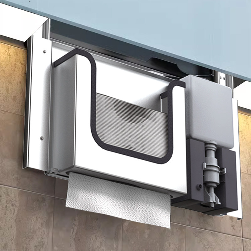 Stainless Steel Hidden Paper T - огляд і ціна Home Bathroom Wall Soap Dispenser