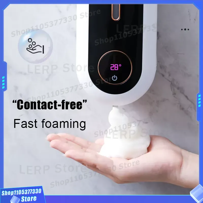 Automatic Electric Foam Soap D - огляд і ціна Home Bathroom Wall Soap Dispenser