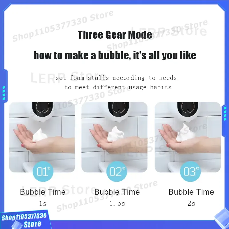 Automatic Electric Foam Soap D - огляд і ціна Home Bathroom Wall Soap Dispenser