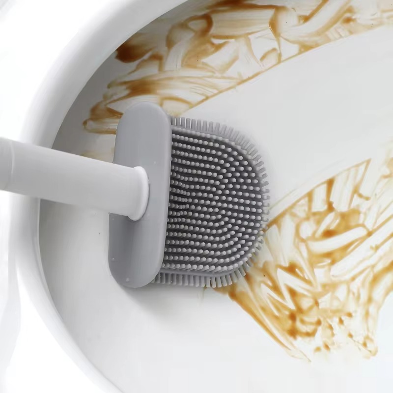 1PC Black Wall Mounted Toilet  - огляд і ціна Home Bathroom Cleaning Kit