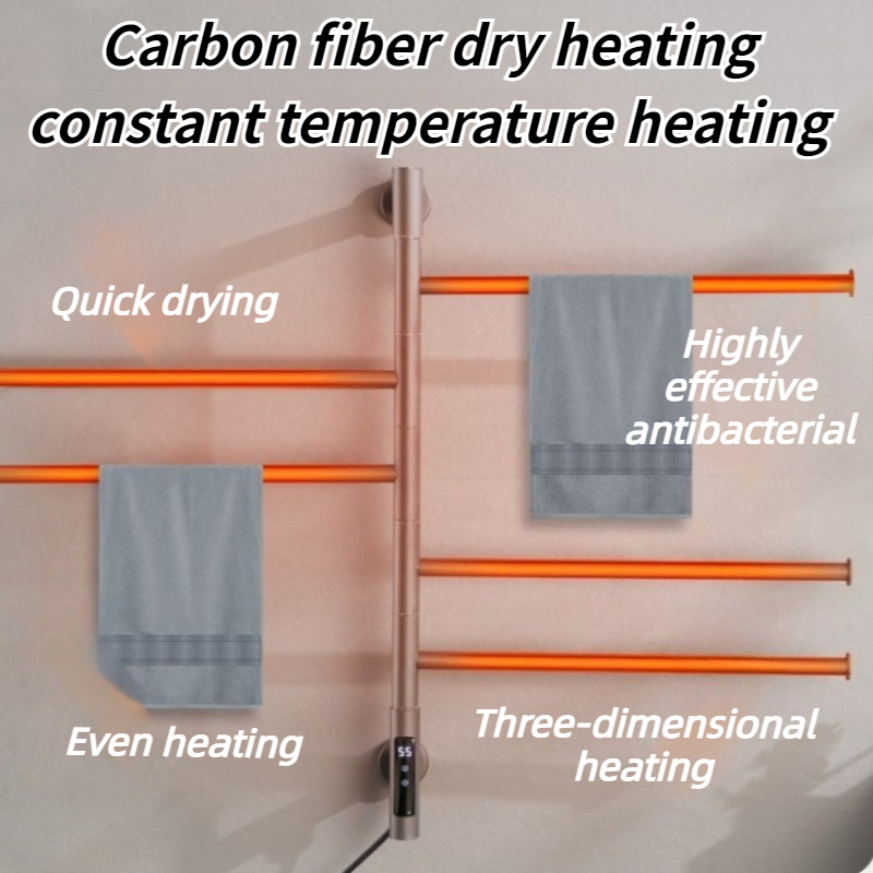 Electric Heated Towel Rail Rot - огляд і ціна Home Bathroom Supplies
