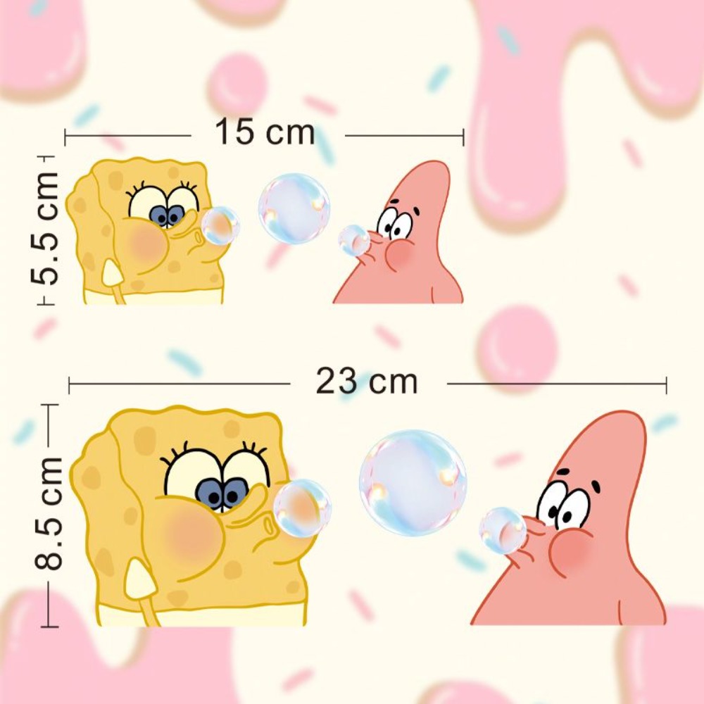 SpongeBob Bathroom Mirror Deca - огляд і ціна Home Bathroom Supplies