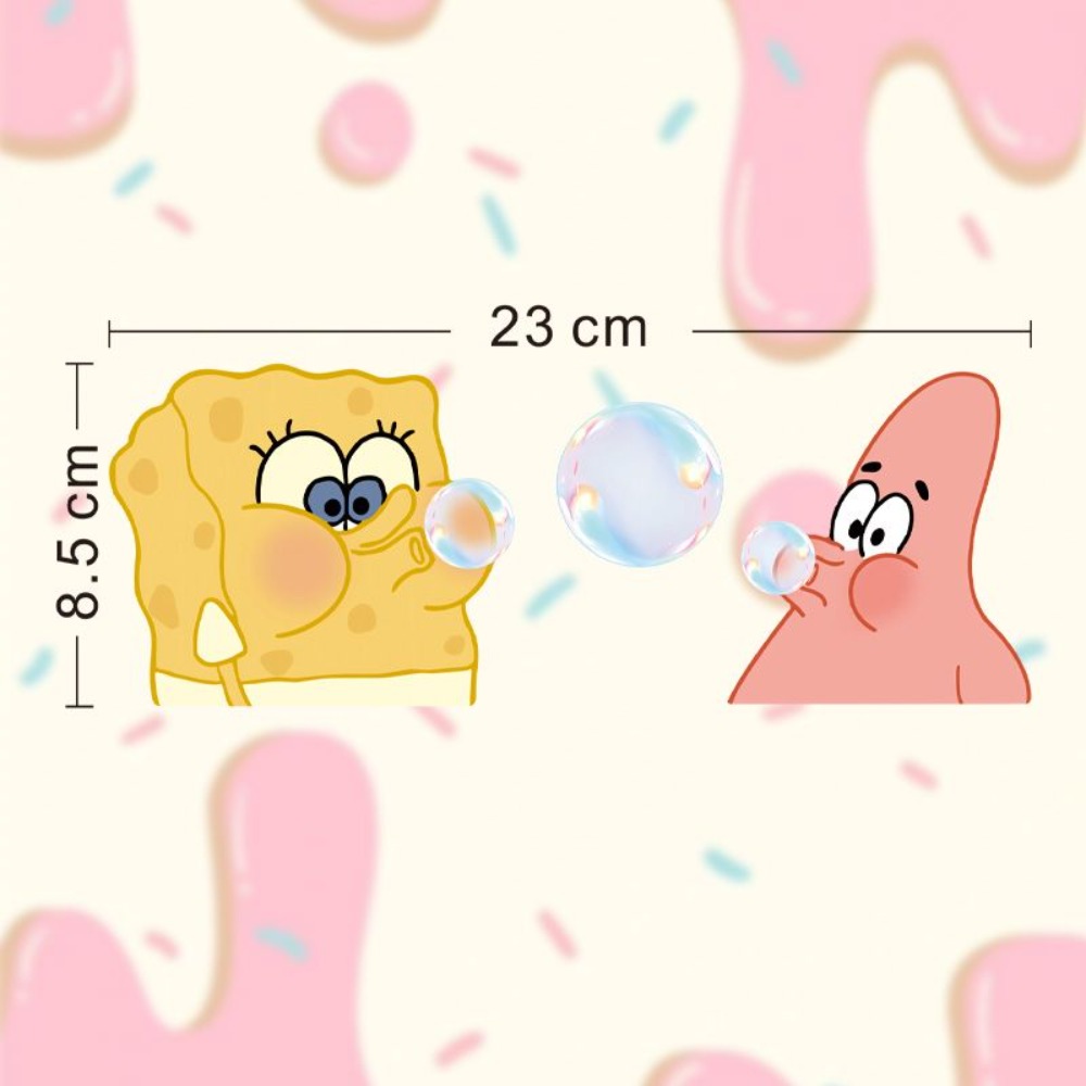 SpongeBob Bathroom Mirror Deca - огляд і ціна Home Bathroom Supplies