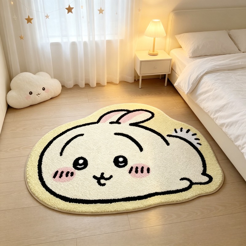 -Chiikawa Cartoon Rug Anime Ha - огляд і ціна Home Bathroom Supplies