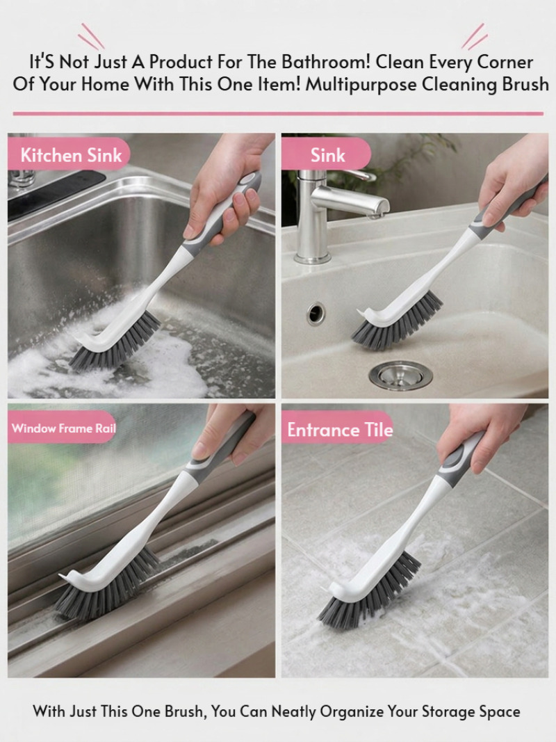 Scrub Brush Set with Hard Bris - огляд і ціна Home Bathroom Cleaning Kit