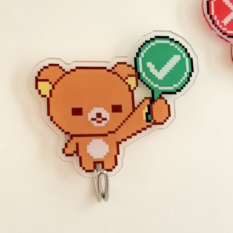 Cute Rilakkuma Adhesive Hooks  - огляд і ціна Home Goods Bathroom Decor