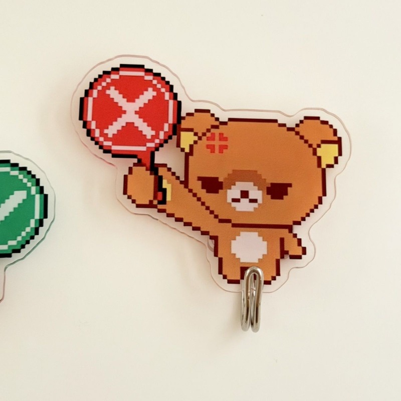 Cute Rilakkuma Adhesive Hooks  - огляд і ціна Home Goods Bathroom Decor