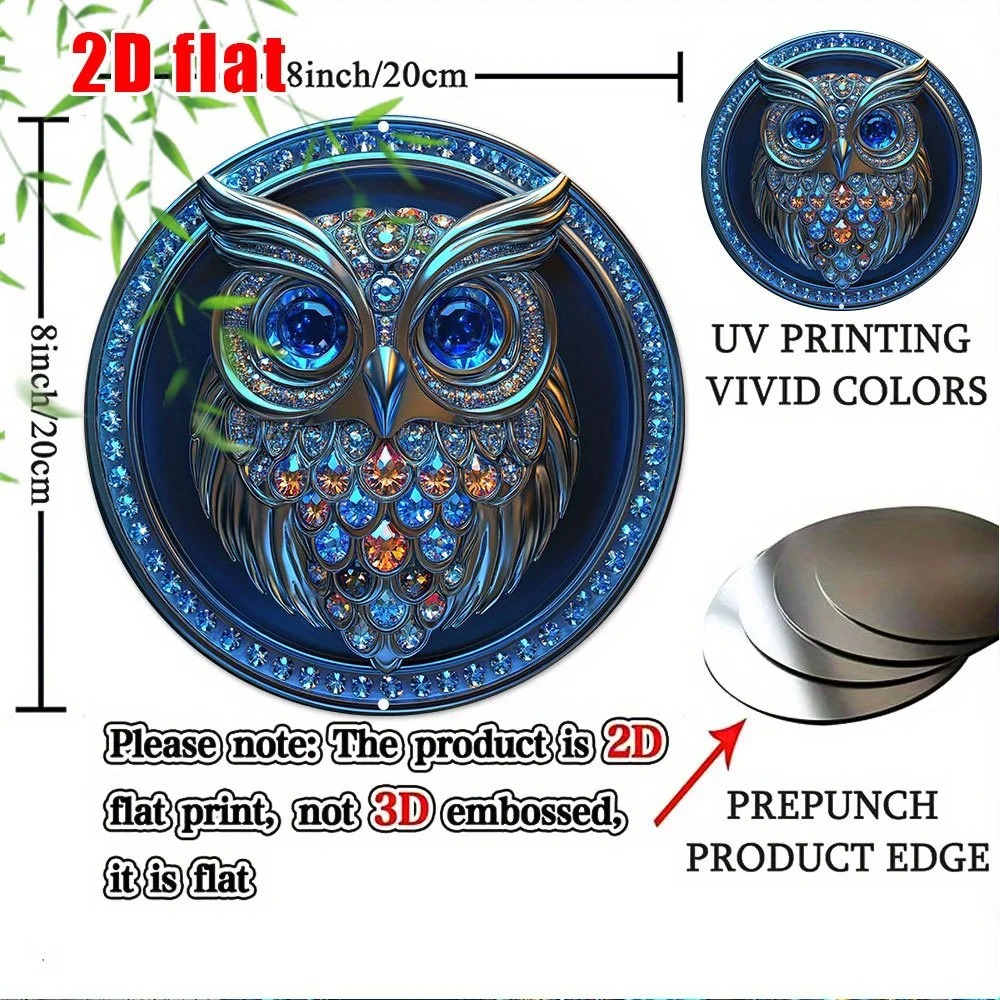 CIFBUY 2D Flat Round Aluminum  - огляд і ціна Home Bathroom Wall Art